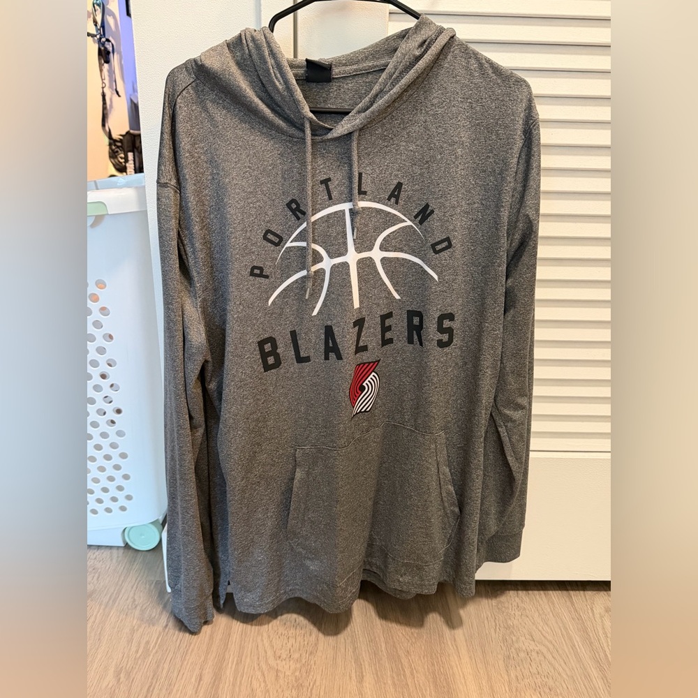 NBA Ultra Game Gray Hoodie (Portland Trailblazers)